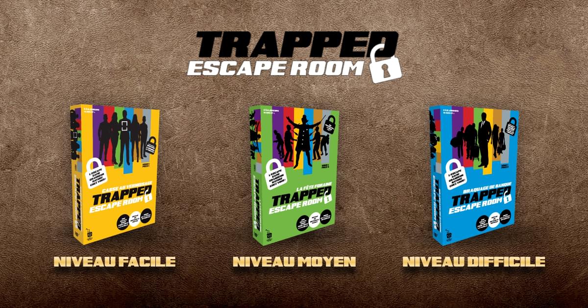 Trapped des escape games à faire chez soi pour une immersion garantie