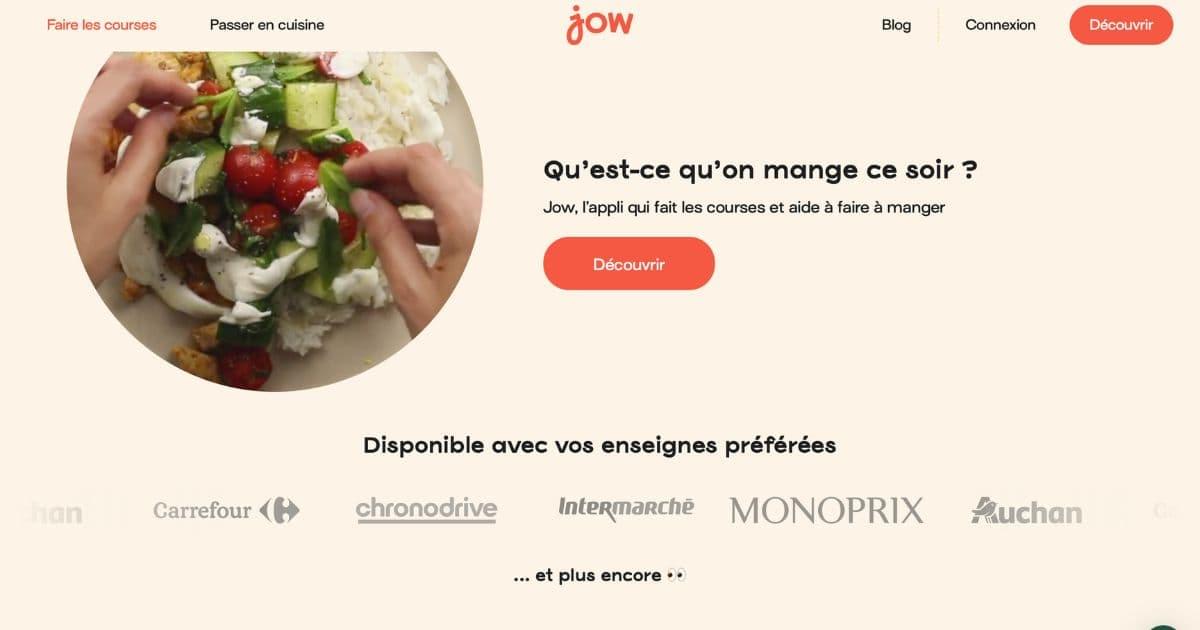 Jow Un Site Qui Vous Donne Des Inspirations De Recettes Et Fait Vos