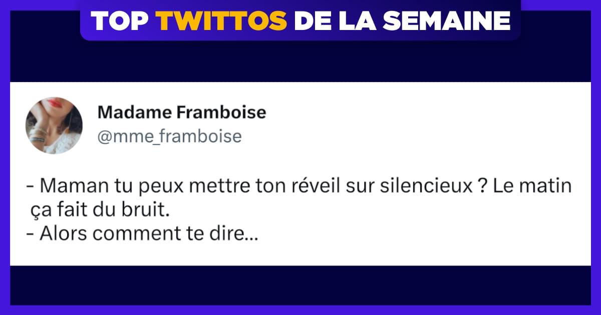 Top Des Meilleurs Tweets De Madame Framboise Dr Le Et