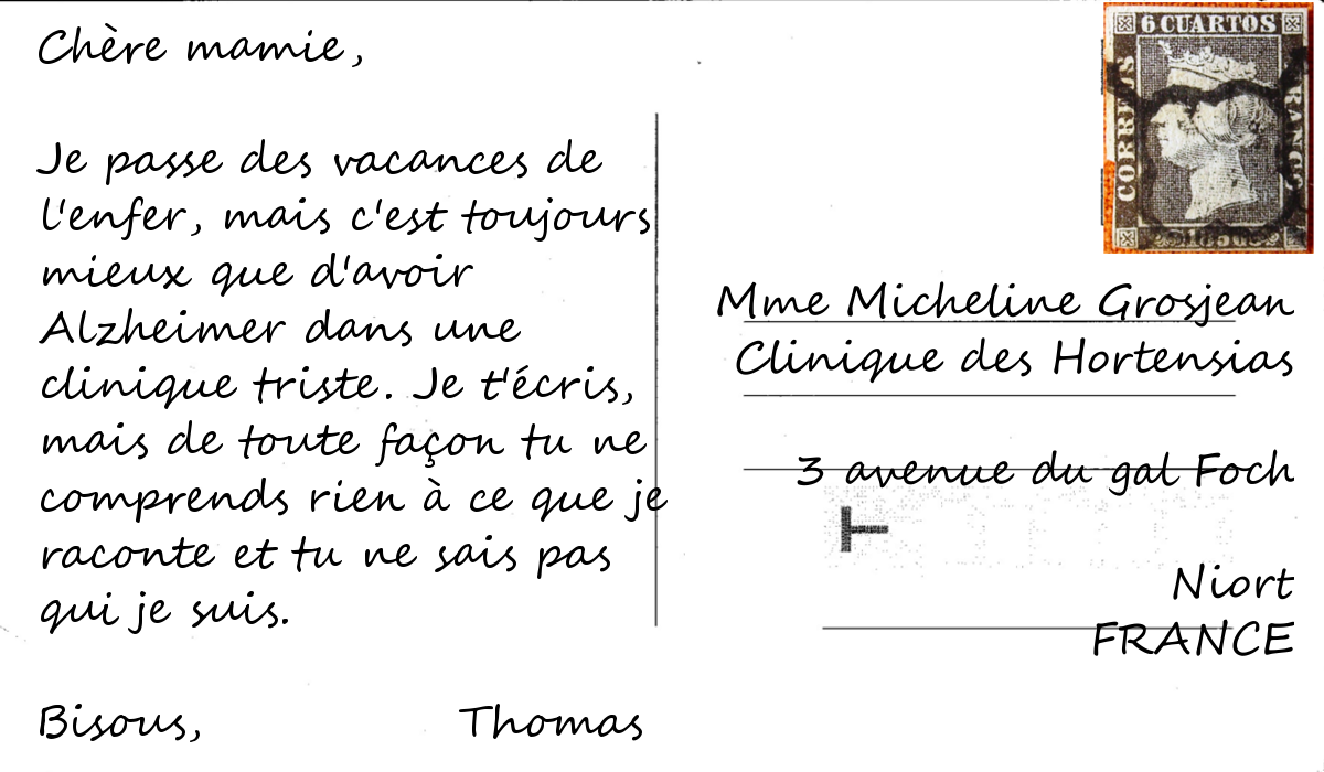 Exemple De Texte Carte Postale Vacances