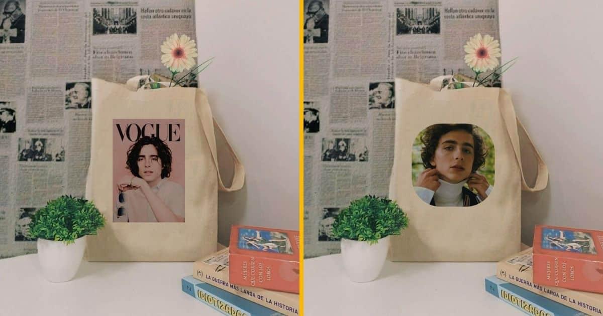 Un Tote Bag Timothée Chalamet 0798